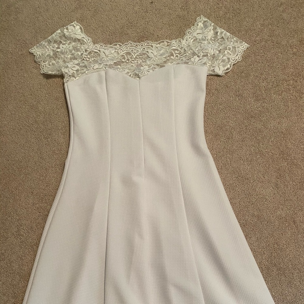 White short dress